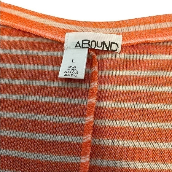 🎉 Sale ABOUND V Neck Rayon Striped Tee - Picture 4 of 5